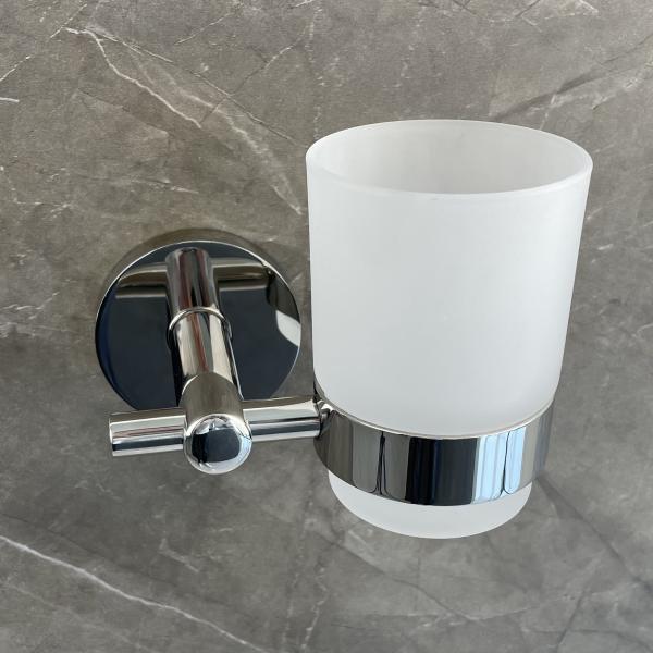 Стеклянный держатель Tumbler зубной щетки ODM OEM держателей Tumbler Bathroom
