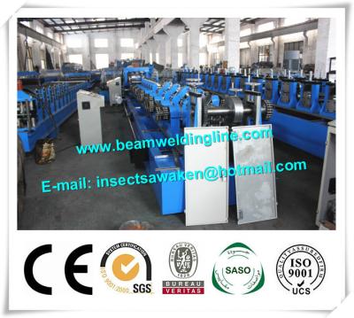 Blue Interchangeable C Z Purlin Roll Forming Machine Fully Automatic