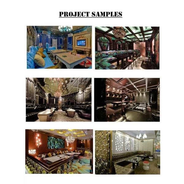 Кожаная софа клуба гостиной установила длинный усаживать будочки Суда красочный