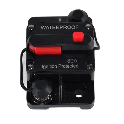 Interruptores automotivos plásticos Thermoset/olá! disjuntores 80A do ampère