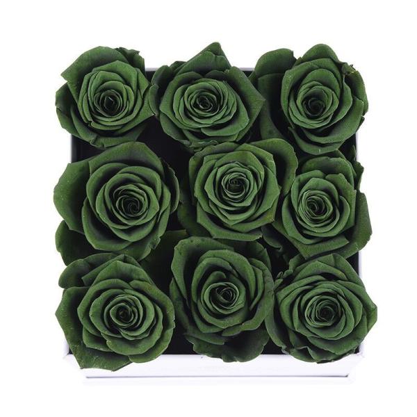 Preserved Roses Gift Eternal Rose In Square Flower Box for wife or gilrfriend