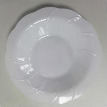 8 inch round disposable flaired plastic dessert bowls plastic microwave safe pp bowl plastic eating bowls