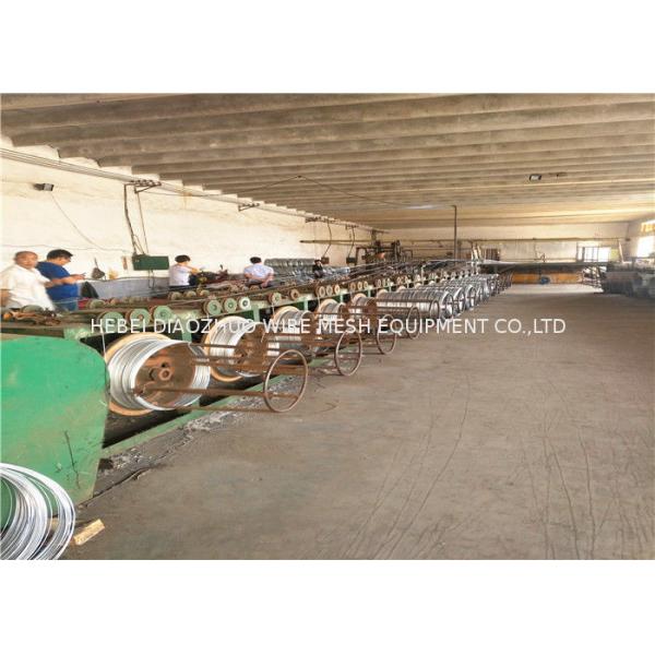 Automatic Electro Wire Galvanizing Line , Galvanized Wire Making Machine