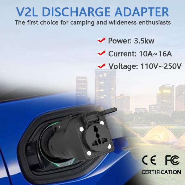 V2l Adapter Socket Mg Marvel V2l Vehicle to Load Cable Adapter Discharge Eu EV J1772 V2L Adapter