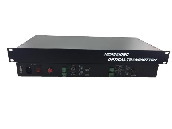 4channel lossless fiber optic extender up to 1920*1200p 60hz HDMI Video Converter over single mode