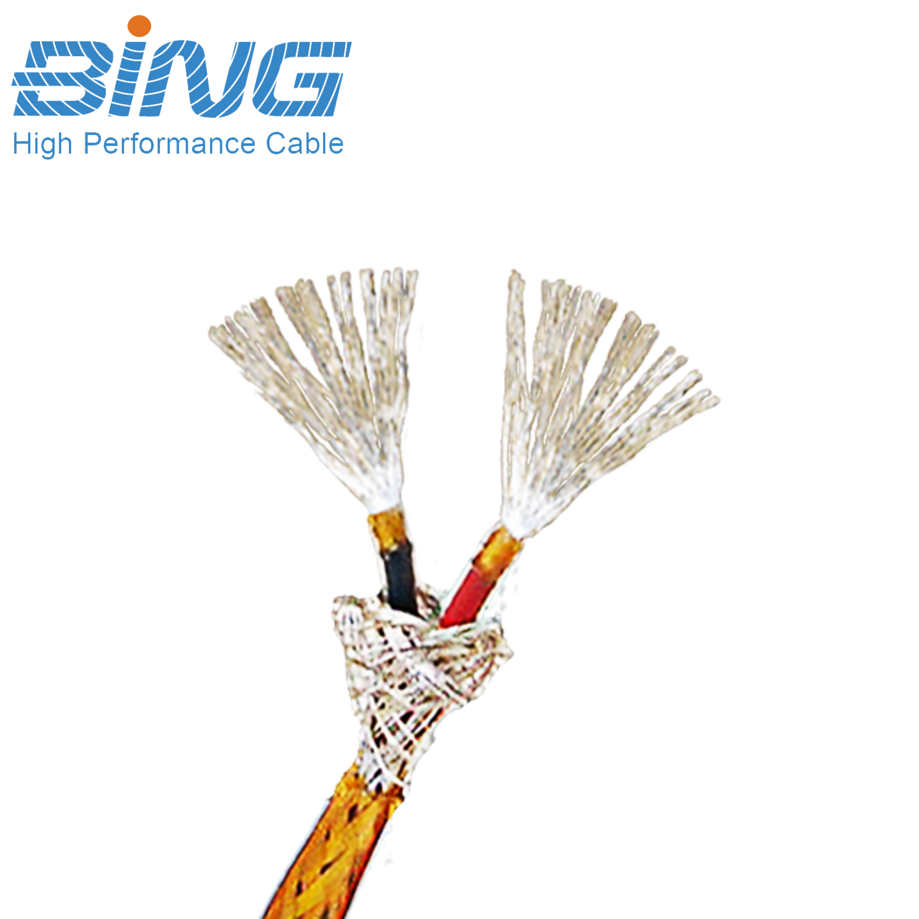 250V HET-SPC Polyimide Taped Wire Silver Plated Copper Lightweight Cable for Communication