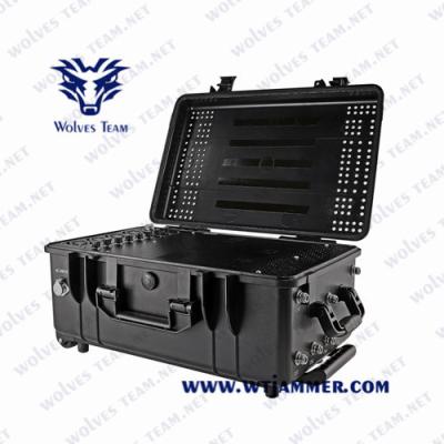 Frequências 20 do RF - 6000Mhz Waterproof o jammer do sinal do telefone celular