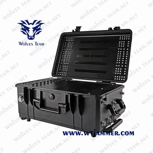 Military Waterproof Outdoor Jammer High Power GSM 3G 4G All Cell Phone Signal Jammer