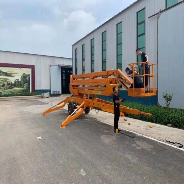 El tipo plegamiento del remolque arma la elevación remolcable eléctrica de elevación eléctrica del auge de la plataforma