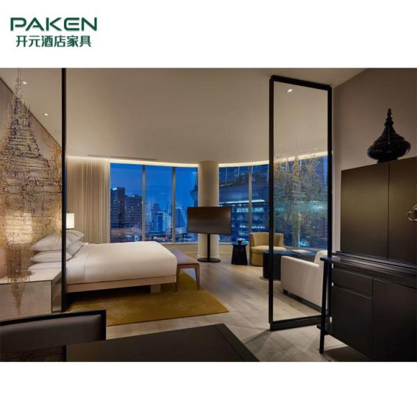 muebles de madera sólidos de cinco estrellas del dormitorio del estilo del hotel