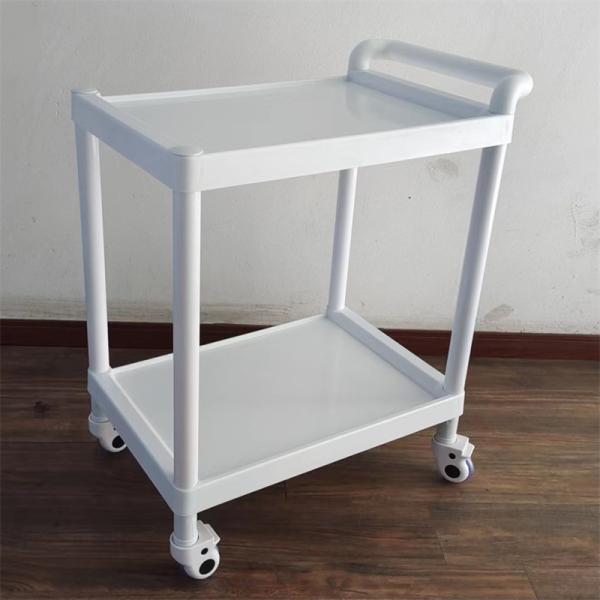 Medical Plastic Utility Cart Disassemble Assemble Design Portable Supply Trolley