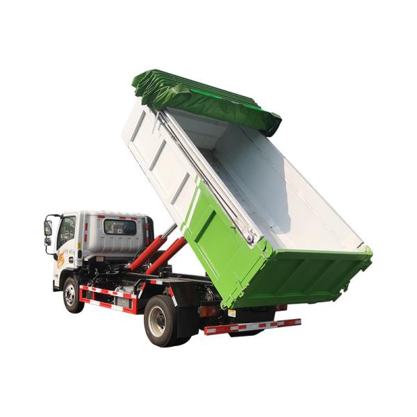5 Tons Waste Collection Vehicle Grappler Arm Rubbish Trucks 4*2 Recycling Garbage Trucks for Restaurant Waste Management