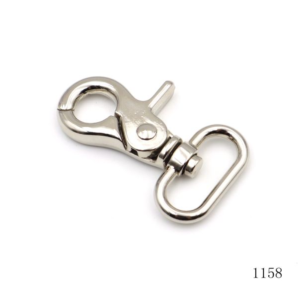 26mm Nickel Bolt Snap Hook Durable  Swivel Clasp Hook For Handbag Hardware Accessories