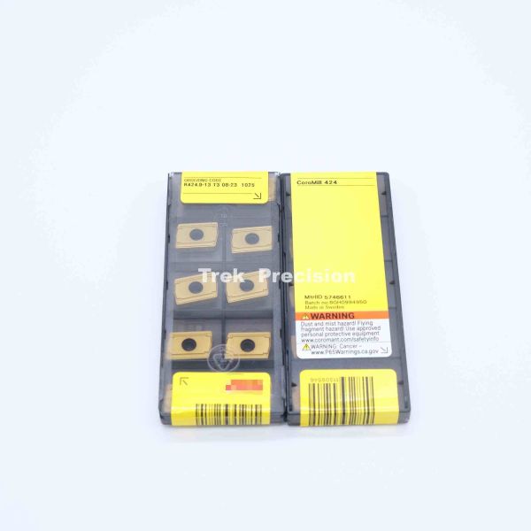 R424.9‑13T308‑23 1025 Grade Tungsten Carbide Indexable Slot Milling Insert Compatible with Sandviks Coromant For CNC Side & Slot Milling Machining