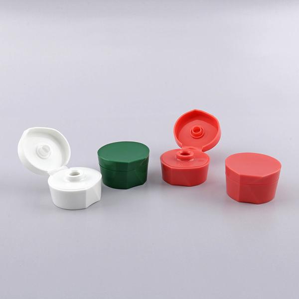Round Skincare Tube Packaging Customized Lotion Tubes With Flip Top Caps