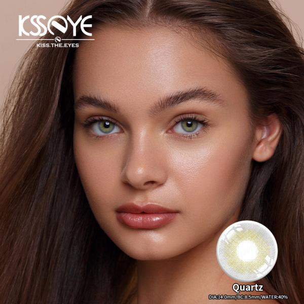 KSSEYE Lightly Tinted Daily Colored Contacts For Cosplay Costume Wedding