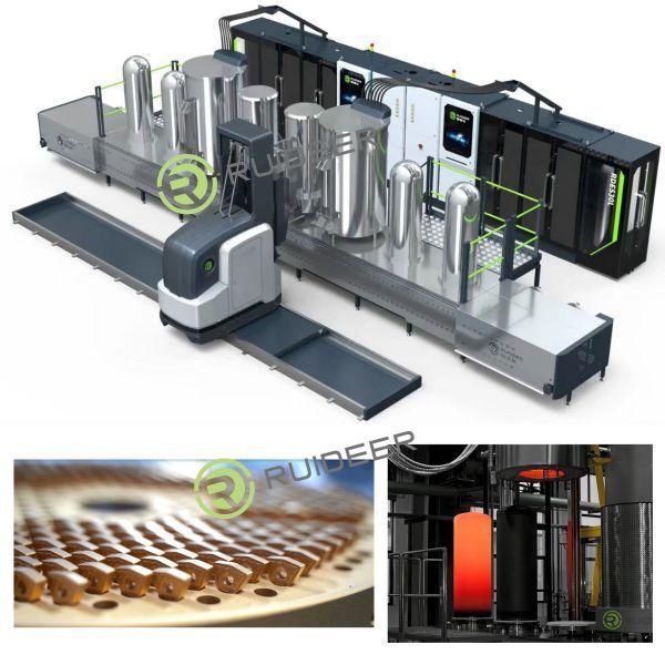 Chinese Supplier Tungsten carbide High Temperature Gas Pressure Sintering Furnace  1-20MPA