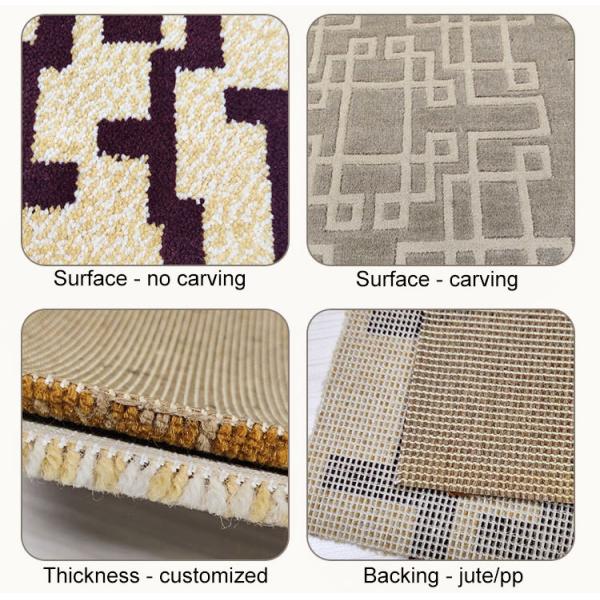 Custom Pattern Woven Wool Nylon Luxury Axminster Hotel Ballroom Carpet for Cars Prayer