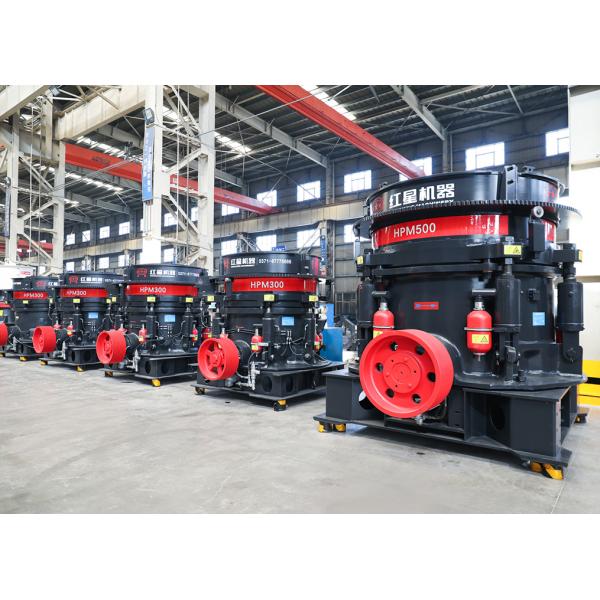 HPM Multi-cylinder Hydraulic Cone Crusher HPM400 Improves the Crushing Efficiency