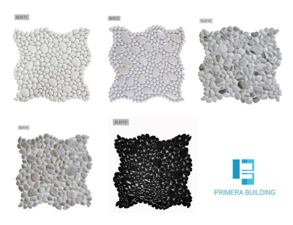 PRIMERA Cobblestone Shaped Glass Mosaic Tile 305x305x6mm