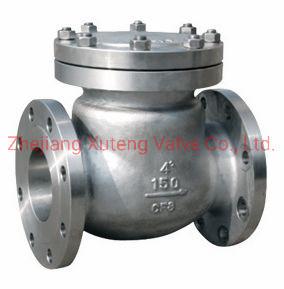 ANSI 150lb válvula de retenção com flanges para temperatura C DN 15-600