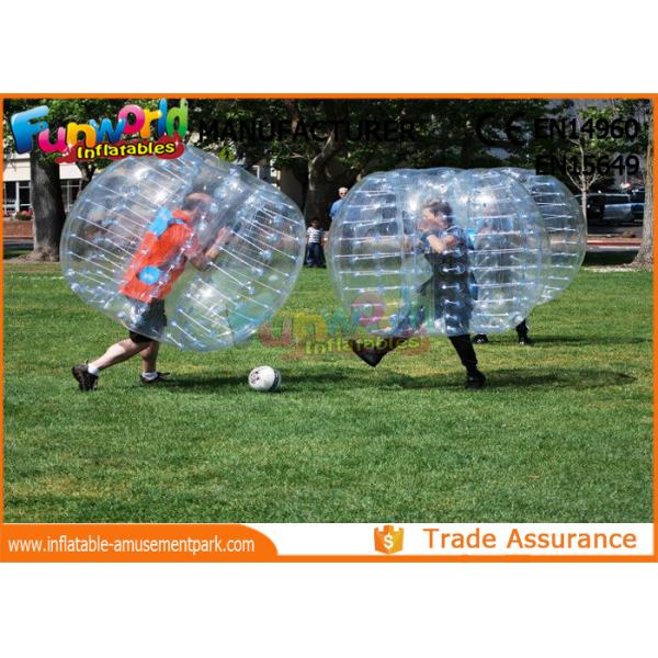 шарик Зорб футбола бампера диаметра 1.2м раздувной с Силк логотипом Пайтинг