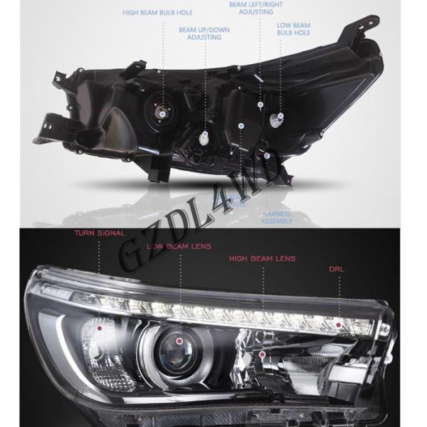 luzes de condução de 12V 4x4 para o tamanho 2016 padrão do OEM de Toyota Hilux Revo
