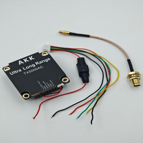 AKK TX5000AC Wireless Audio Video Sender Smart 5.8GHZ 96CH 5W Flexible Anti Interference