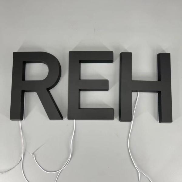 Factory Salesg High Quality Metal Luminous Backlit Words Led Lighting Letter Backlit Led Sign Letter