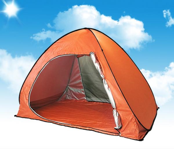 165*200*130cm Tenda de acampamento ao ar livre para 2 pessoas Azul Impermeável UV Resistente 190T Pop Up Shelter