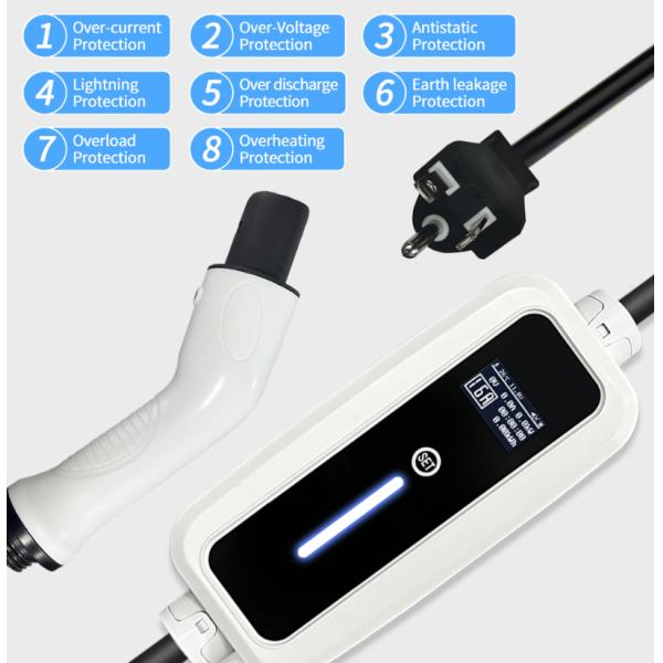 Station de chargeur de maison de la station 3.5kw 7kw 10kw 16A 32A 40A à C.A. de chargeur d'Ev du niveau 2 pour Tesla