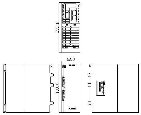 8 Points XG2 Programmable Logic Controller 16MB Medium PLC