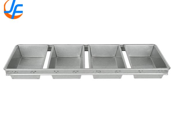 RK Bakeware China-Mackies 680G Nonstick 4 Straps Pullman Loaf Bread Pan/ Healthy Bread Pan