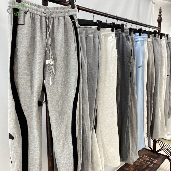 Wholesale Used Thick Cotton Sports Pants Second Hand Winter Running Trousers In Bales