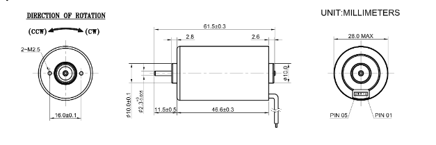 Электрические инструменты Мотор 1.9-1.2A 5-25W 6095-11000RP Для силовых буровых инструментов