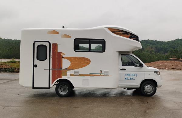 Caixa Caminhão Container Wuling Motor Home Carro 5,8 metros Com Banheiro Cama Confortável E Sofá