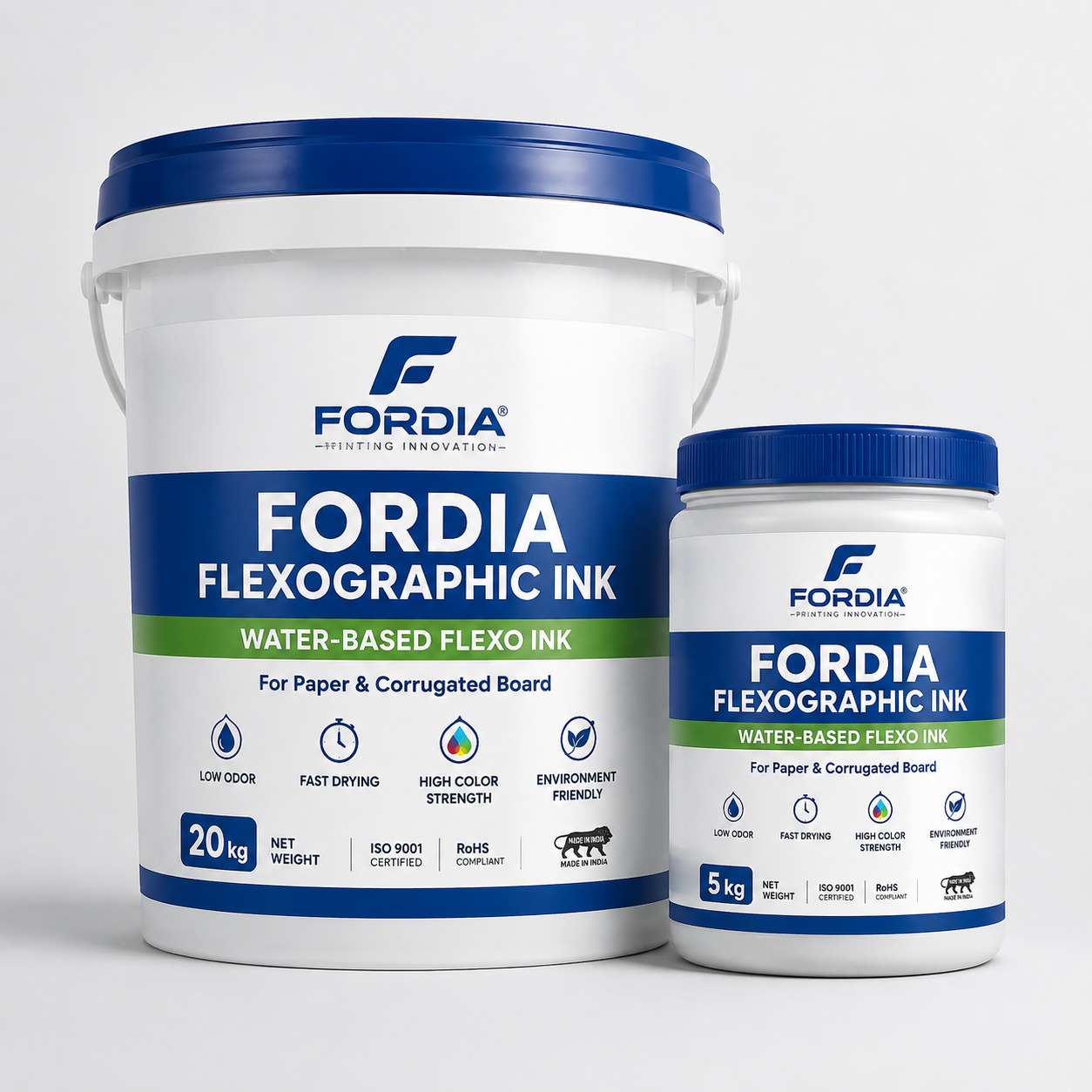 Custom Color Water Based Flexo Printing Ink For Corrugated Carton Box Paper