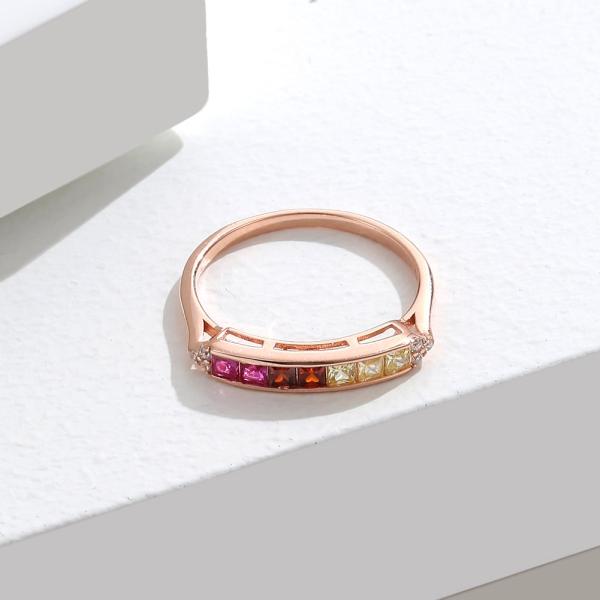 hypoallergenic 0.14cm кольцо Кристл 2 колец ювелирных изделий грамма стерлинговое серебряное