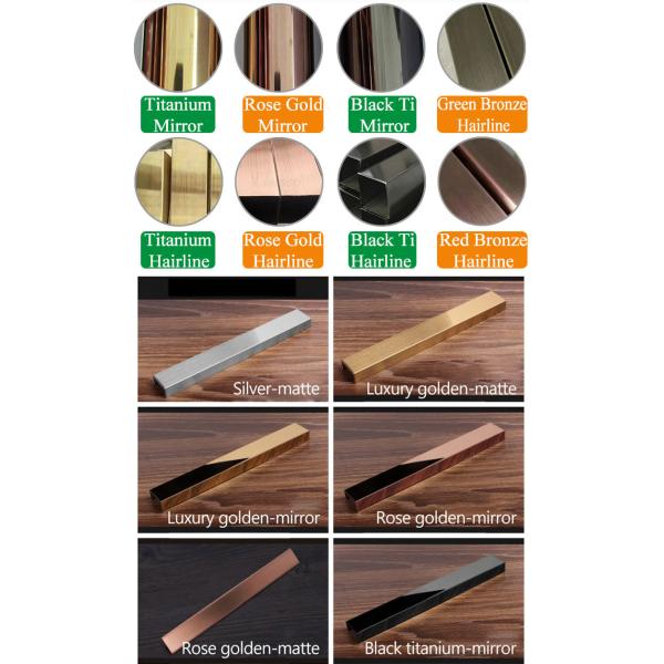 Трубка сваренная нержавеющей сталью трубы Inox декоративной 0.3mm 201 304 вакуум зеркала волосяного покрова 316 рангов покрыла цвет Pvd