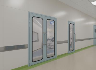 50mm Handmade Plate Stainless Steel Clean Room Doors Custom
