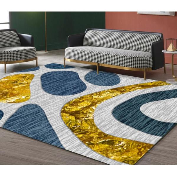 Rectangle Polyester Fiber Living Room Floor Carpets Household Absorption Bedroom Sofa