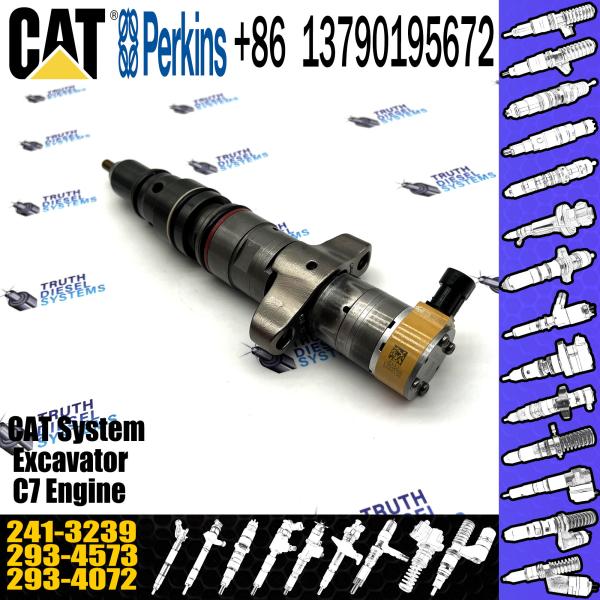 El inyector de combustible diesel común de las piezas del motor del carril equipa con inyector 241-3239C7 241-3239 para el gato 324D 325D C7 de Caterpillar