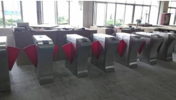 Multifunction ESD  safe Turnstile and Bevel arc three roll turnstile