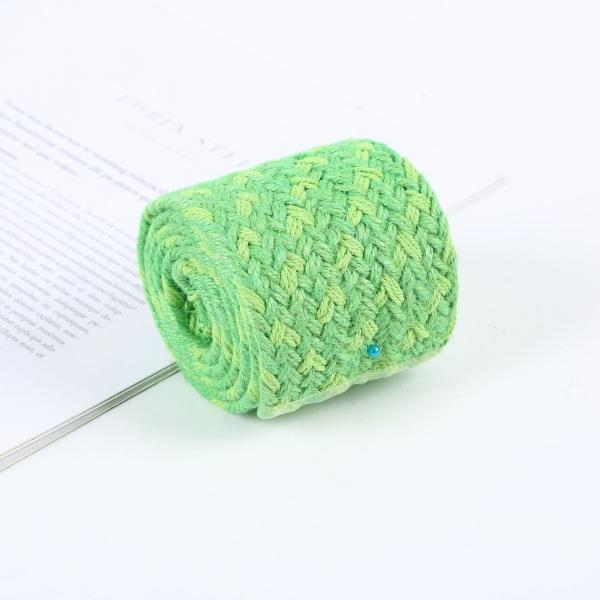 Плетённая плетённая лента из юты Красочная синяя лента из юты для рождественской елки