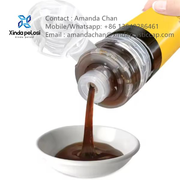 Жидкие пластиковые крышки для бутылок с водой с толчком и вытяжкой