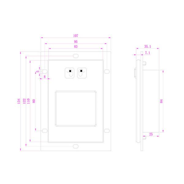 Клавиатура Pickproof вандала экрана касания ПК устойчивая для медицинского оборудования