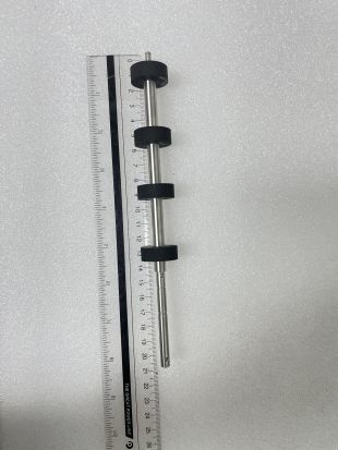 four roller Shafts of HCT Head Chassis Transport 1750291697-18 short for DN100 DN200 DN400 RM4 ATM Machine Parts Diebold Nixdorf DN HCT Head Chassis Transport RM4 01750291697 1750291697