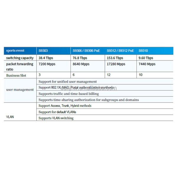 S9303 Multiservice Networks Switch with SSL VPN Firewall Private Mold and Performance