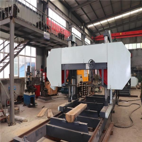 Saw max. 2000m diameter 45kw heavy duty horizontal band sawmill