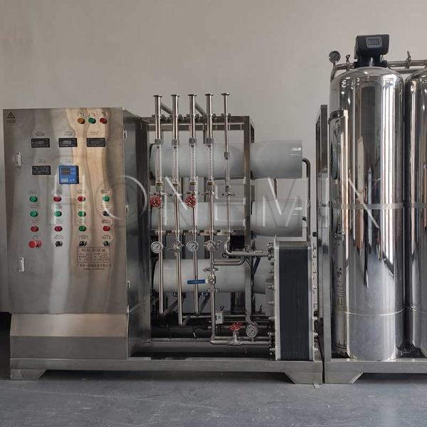 Two Stage Reverse Osmosis Water Treatment Plant SUS304 With EDI Pure System